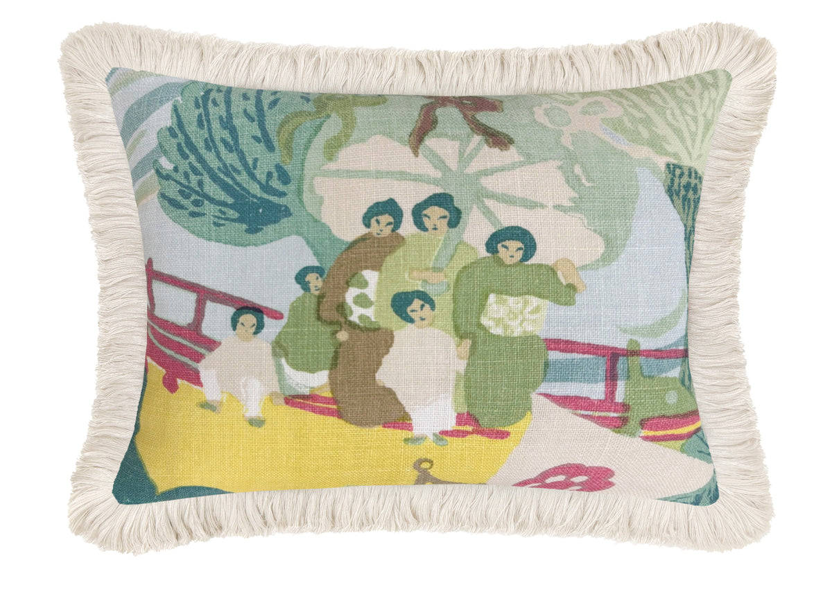 THE MINI :: PEARL RIVER // YELLOW + FRINGE | SCHUMACHER