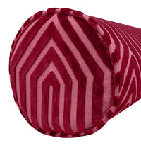 THE BOLSTER :: VANDERBILT VELVET // FUCHSIA | SCHUMACHER