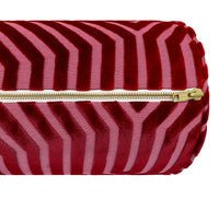 THE BOLSTER :: VANDERBILT VELVET // FUCHSIA | SCHUMACHER