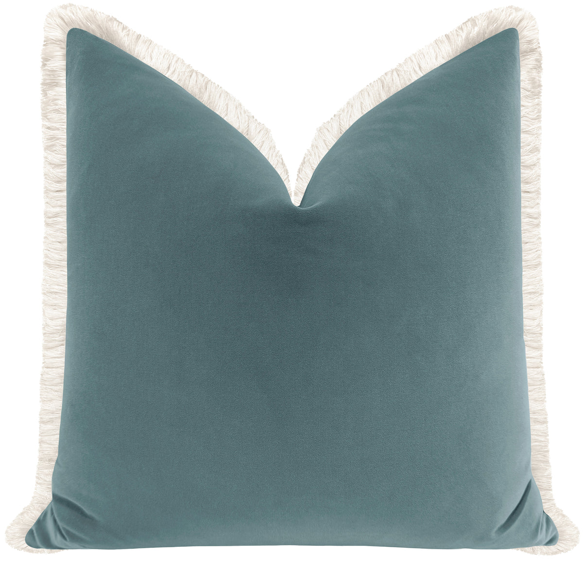 SIGNATURE VELVET // HYDRANGEA BLUE + FRINGE