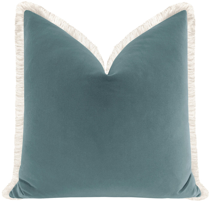 SIGNATURE VELVET // HYDRANGEA BLUE + FRINGE