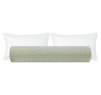 THE BOLSTER :: SISSY PRINT // SPA BLUE + TAPE TRIM