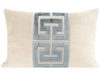 THE LITTLE LUMBAR :: STRIE VELVET // CASHMERE + DELFT GREEK TRIM