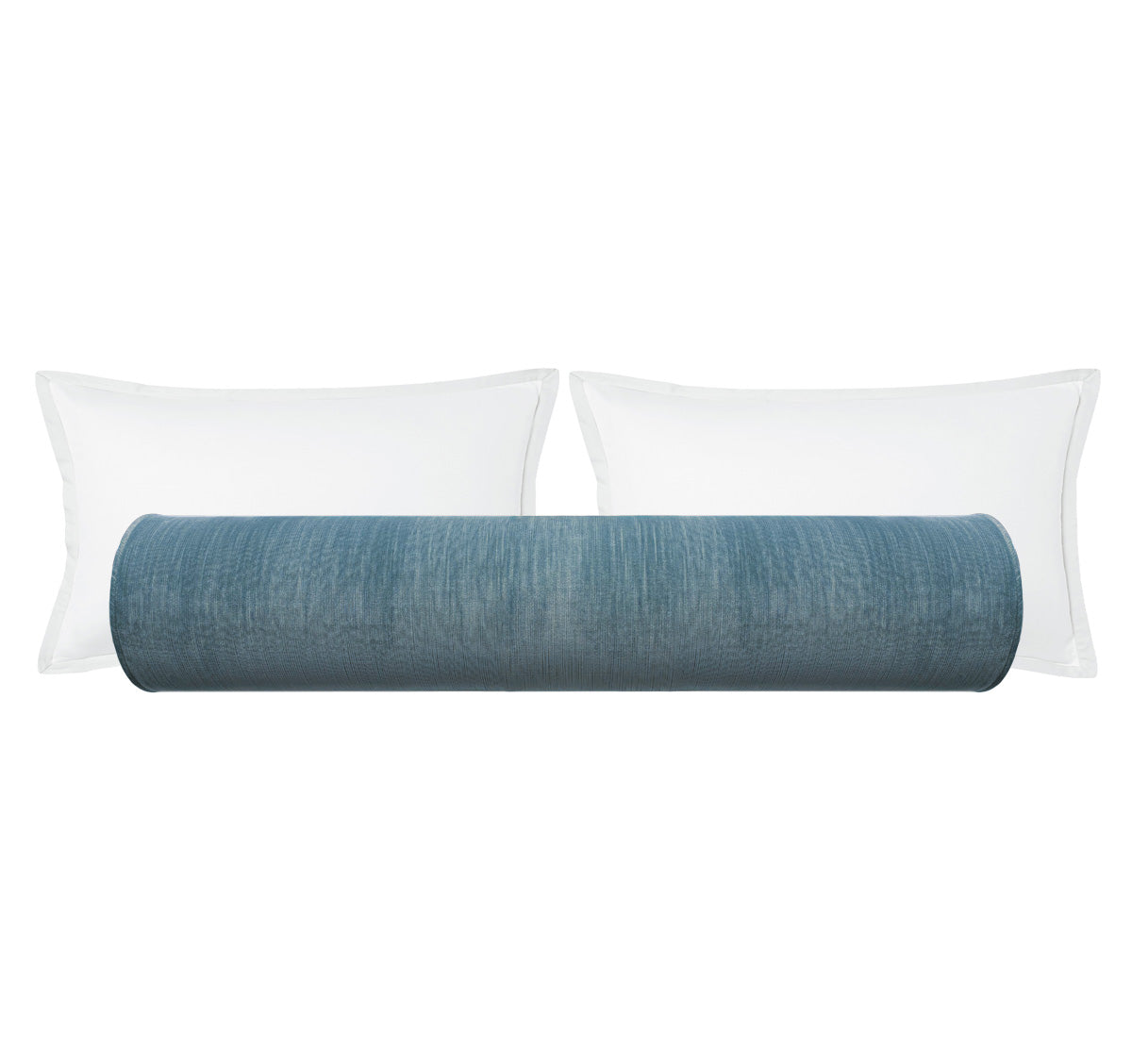 THE BOLSTER :: STRIE VELVET // CHAMBRAY