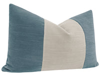 THE LITTLE LUMBAR :: STRIE VELVET // CHAMBRAY + OYSTER