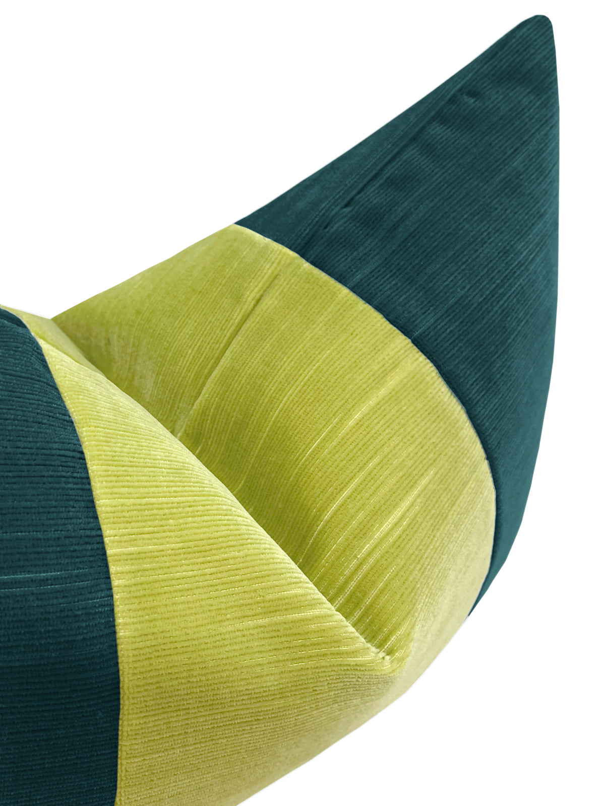 THE LITTLE LUMBAR :: STRIE VELVET // HARBOUR BLUE + CITRINE