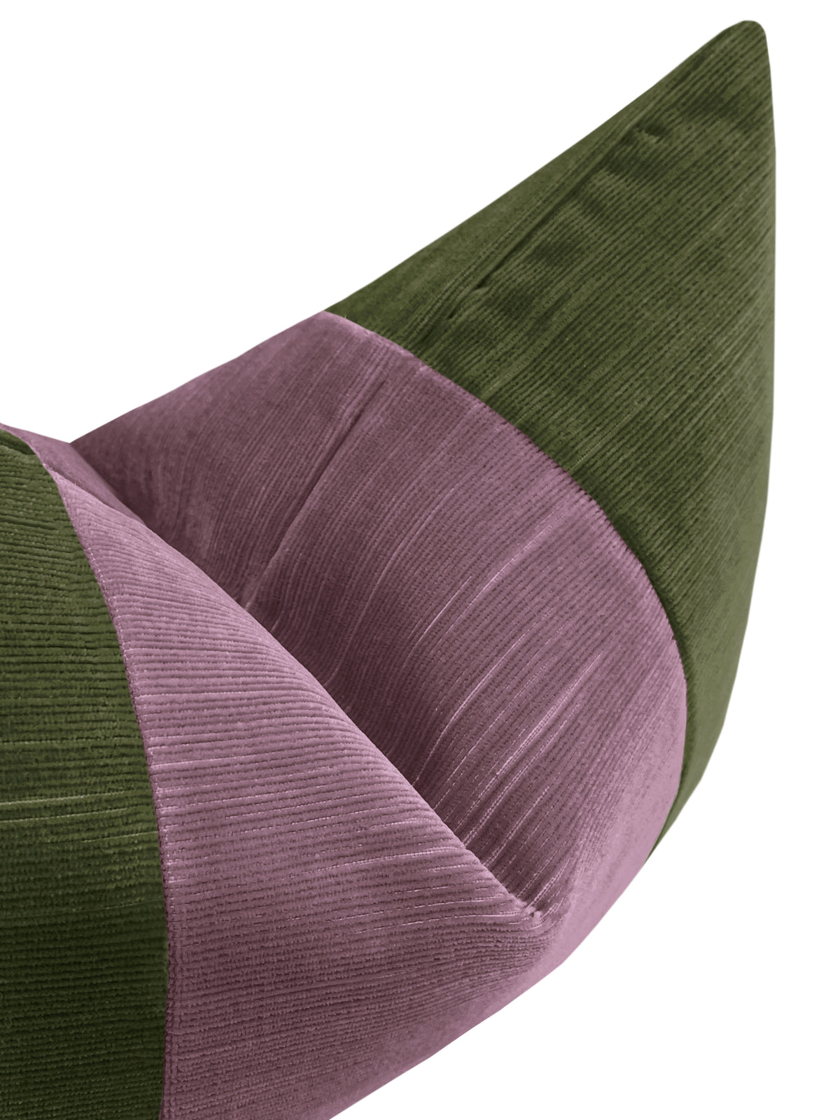 THE LITTLE LUMBAR :: STRIE VELVET // OLIVE + SMOKEY AMETHYST