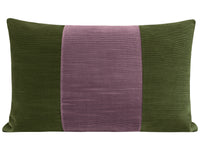 THE LITTLE LUMBAR :: STRIE VELVET // OLIVE + SMOKEY AMETHYST