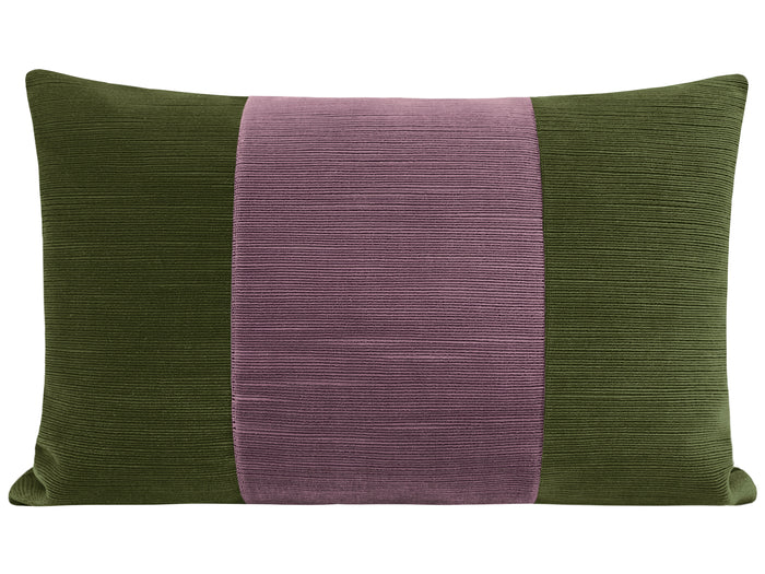 THE LITTLE LUMBAR :: STRIE VELVET // OLIVE + SMOKEY AMETHYST