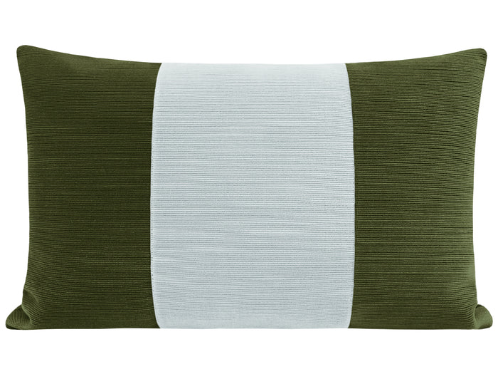 THE LITTLE LUMBAR :: STRIE VELVET // OLIVE + MIST