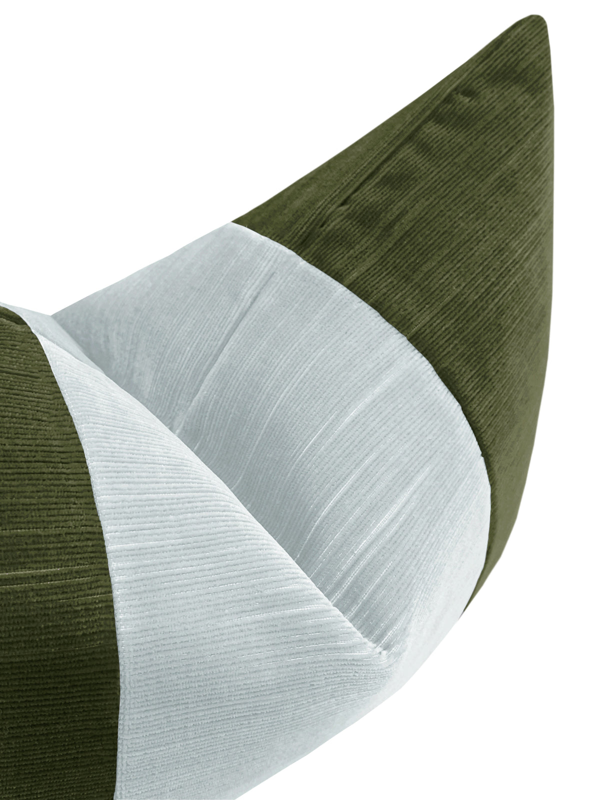 THE LITTLE LUMBAR :: STRIE VELVET // OLIVE + MIST