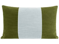 THE LITTLE LUMBAR :: STRIE VELVET // PERIDOT + MIST