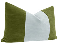 THE LITTLE LUMBAR :: STRIE VELVET // PERIDOT + MIST