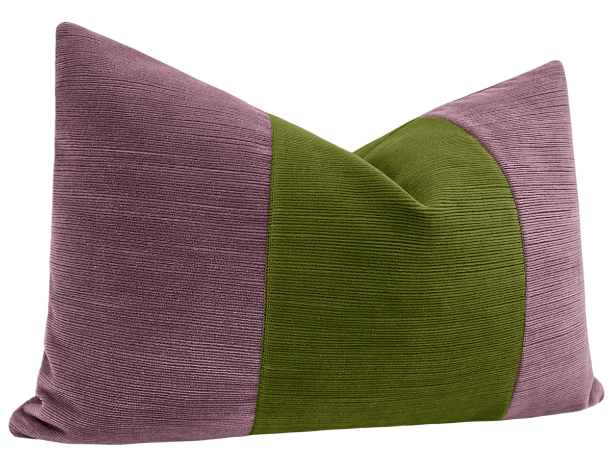 THE LITTLE LUMBAR :: STRIE VELVET // SMOKEY AMETHYST + PERIDOT