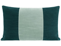 THE LITTLE LUMBAR :: STRIE VELVET // HARBOUR BLUE + SPA BLUE