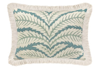 THE MINI :: TALAVERA LINEN // AQUA + FRINGE | BRUNSCHWIG & FILS