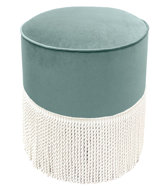 THE TIGHT ROUND OTTOMAN :: SOCIETY VELVET