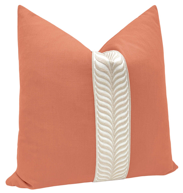 CLASSIC LINEN // PERSIMMON + TRELLIS TRIM // NATURAL