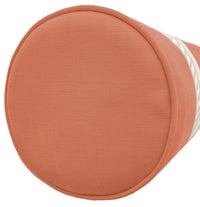 THE BOLSTER :: CLASSIC LINEN // PERSIMMON + TRELLIS TRIM // NATURAL