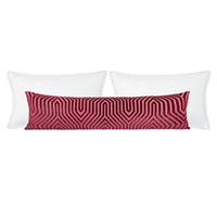THE XL LUMBAR :: VANDERBILT VELVET // FUCHSIA | SCHUMACHER