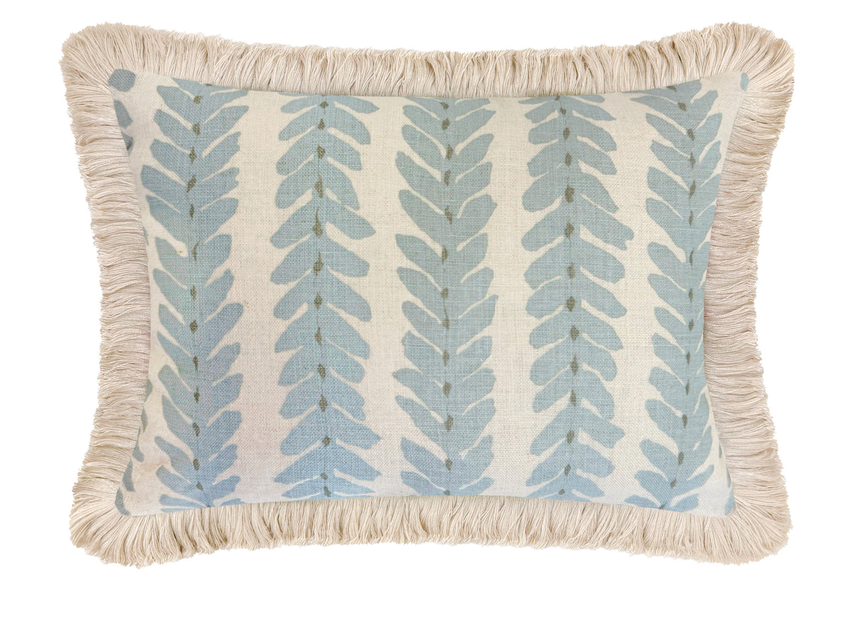 THE MINI :: WOODPERRY // BLUE + FRINGE | SCHUMACHER