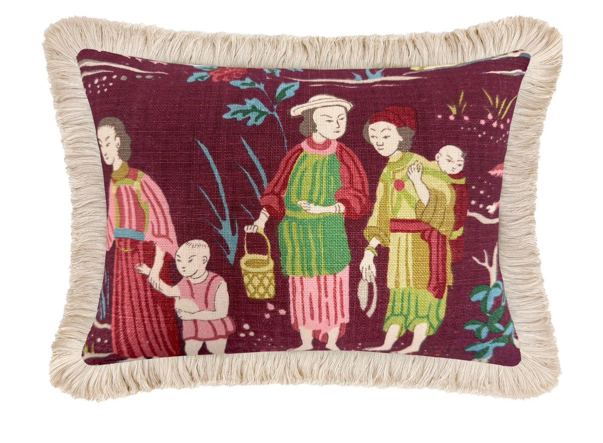 THE MINI :: YANGTZE RIVER // AUBERGINE + FRINGE | SCHUMACHER