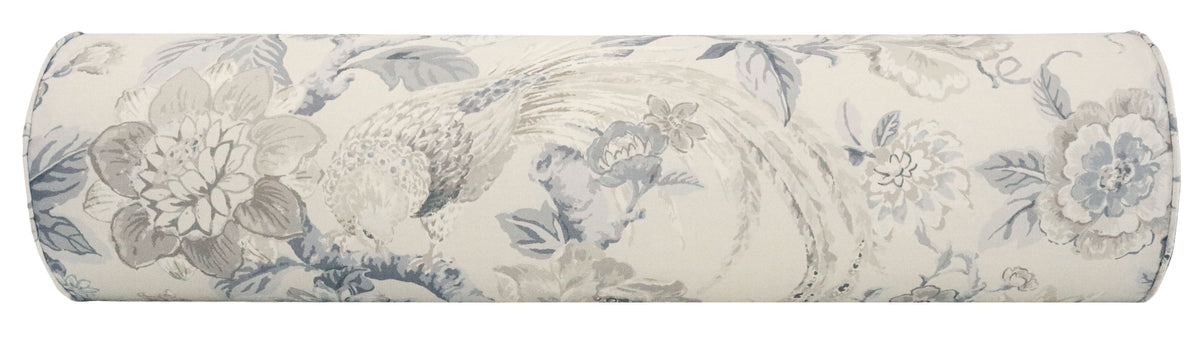 THE BOLSTER :: FLORAL AVIARY PRINT // DELFT