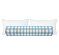 THE BOLSTER :: CHARLESTON CHECK // POWDER BLUE