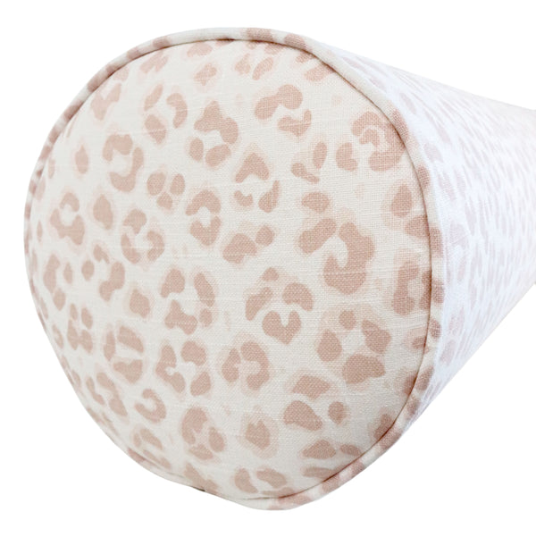 THE BOLSTER :: COUGAR LINEN PRINT // BLUSH