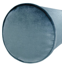 THE BOLSTER :: FAUX SILK VELVET // FRENCH BLUE