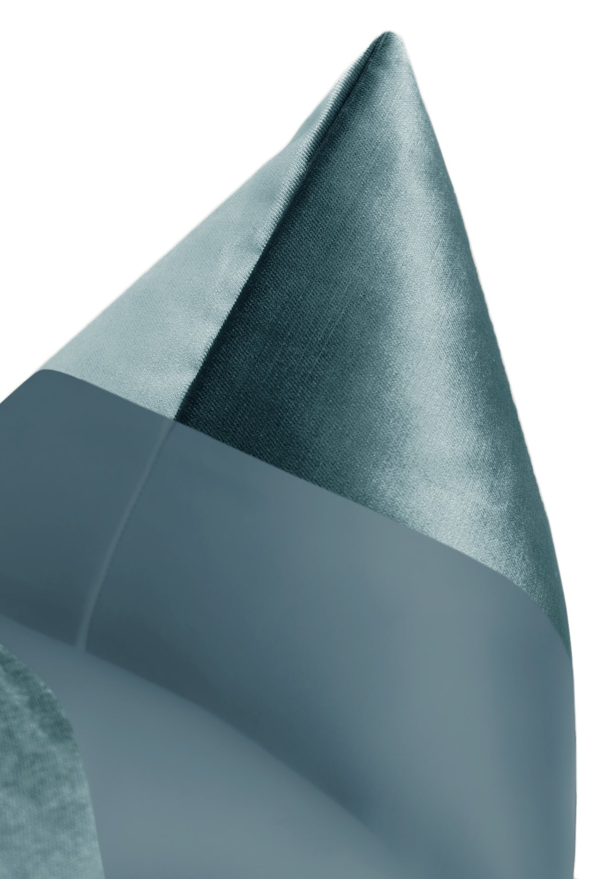 PANEL MONOCHROMATIC :: FAUX SILK VELVET // FRENCH BLUE