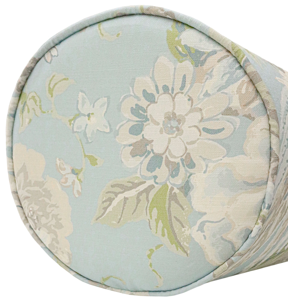 THE BOLSTER :: FLORAL AVIARY PRINT // HYDRANGEA BLUE