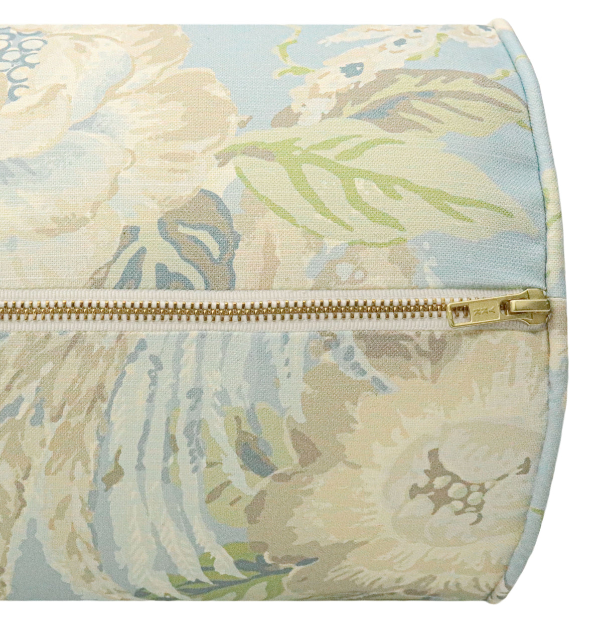 THE BOLSTER :: FLORAL AVIARY PRINT // HYDRANGEA BLUE