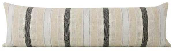 FINAL SALE : 14" X 36" SAHARA CHENILLE // NATURAL PILLOW COVER