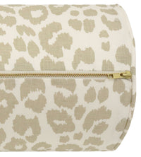 THE BOLSTER :: ICONIC LEOPARD // LINEN