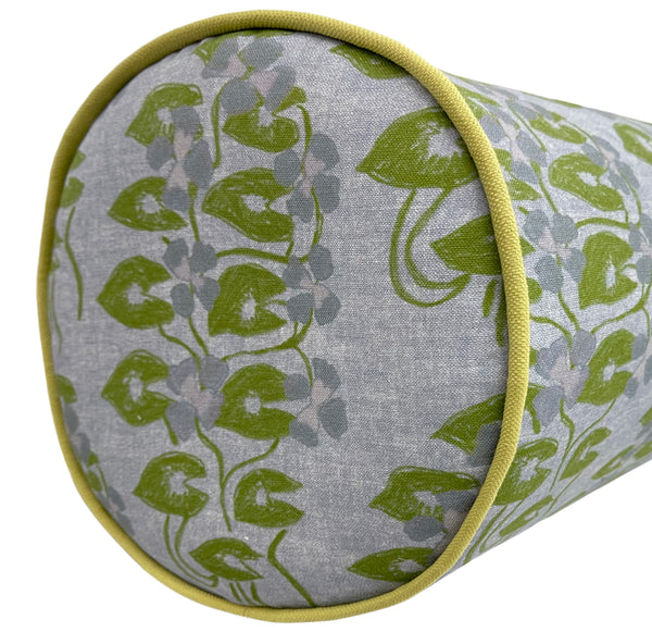 OCS X LDC | THE BOLSTER | LULIE WALLACE : WILLOW // MARINE BLUE + CLASSIC LINEN // CHARTREUSE CORDING