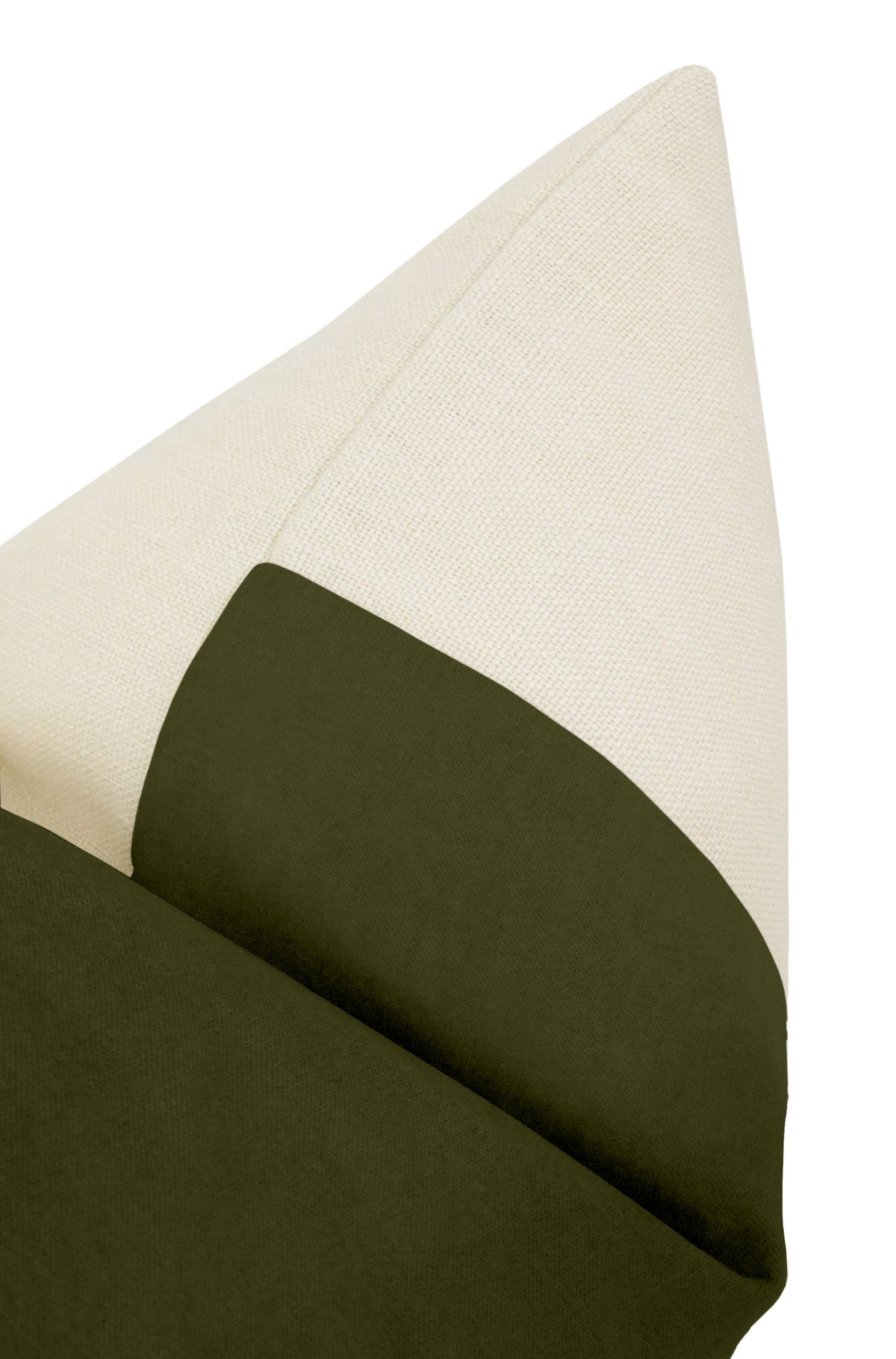 FINAL SALE : PANEL :: 22" X 22" CLASSIC VELVET // OLIVE PILLOW COVER