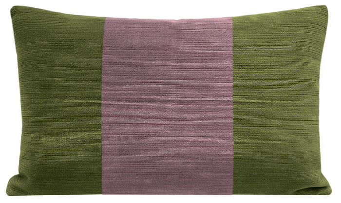 THE LITTLE LUMBAR :: STRIE VELVET // OLIVE + SMOKEY AMETHYST