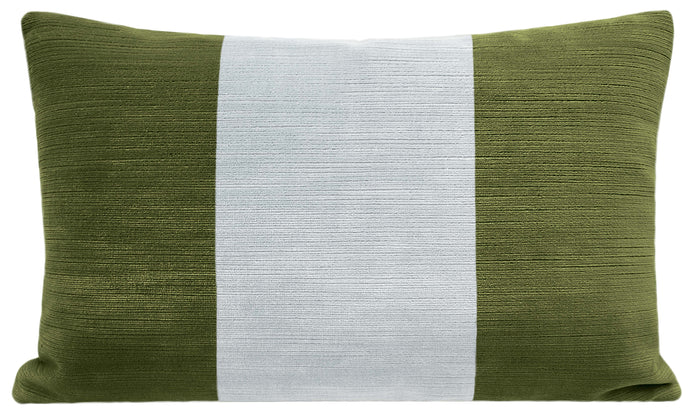 THE LITTLE LUMBAR :: STRIE VELVET // OLIVE + MIST