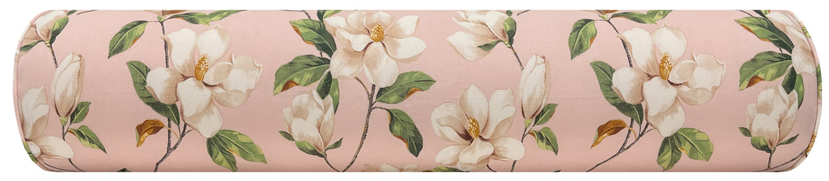 FINAL SALE : THE BOLSTER :: 9" X 48" MAGNOLIA PRINT // BLUSH