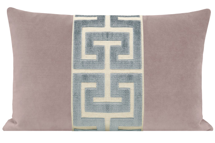 THE LITTLE LUMBAR :: SOCIETY VELVET // SMOKEY LILAC + DELFT GREEK TRIM