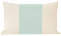 FINAL SALE : PANEL :: 12" X 18" CLASSIC VELVET // SPA BLUE PILLOW COVER