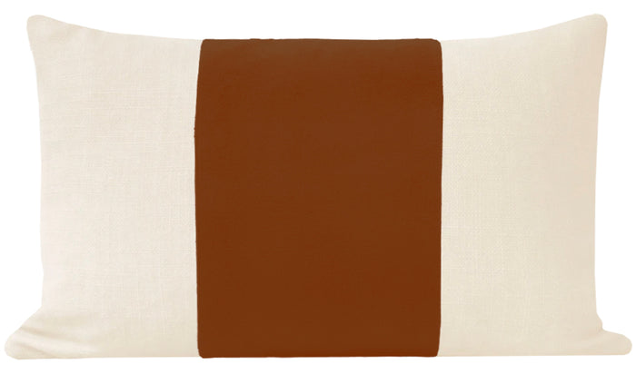 FINAL SALE : PANEL :: 12" X 18" CLASSIC VELVET // TERRACOTTA PILLOW COVER